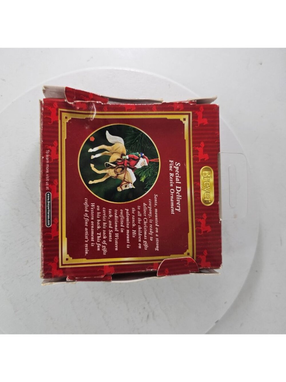 Breyer Special Delivery Ornament Santa Horse 700640 Decoration New Damaged Box - Picture 5 of 8